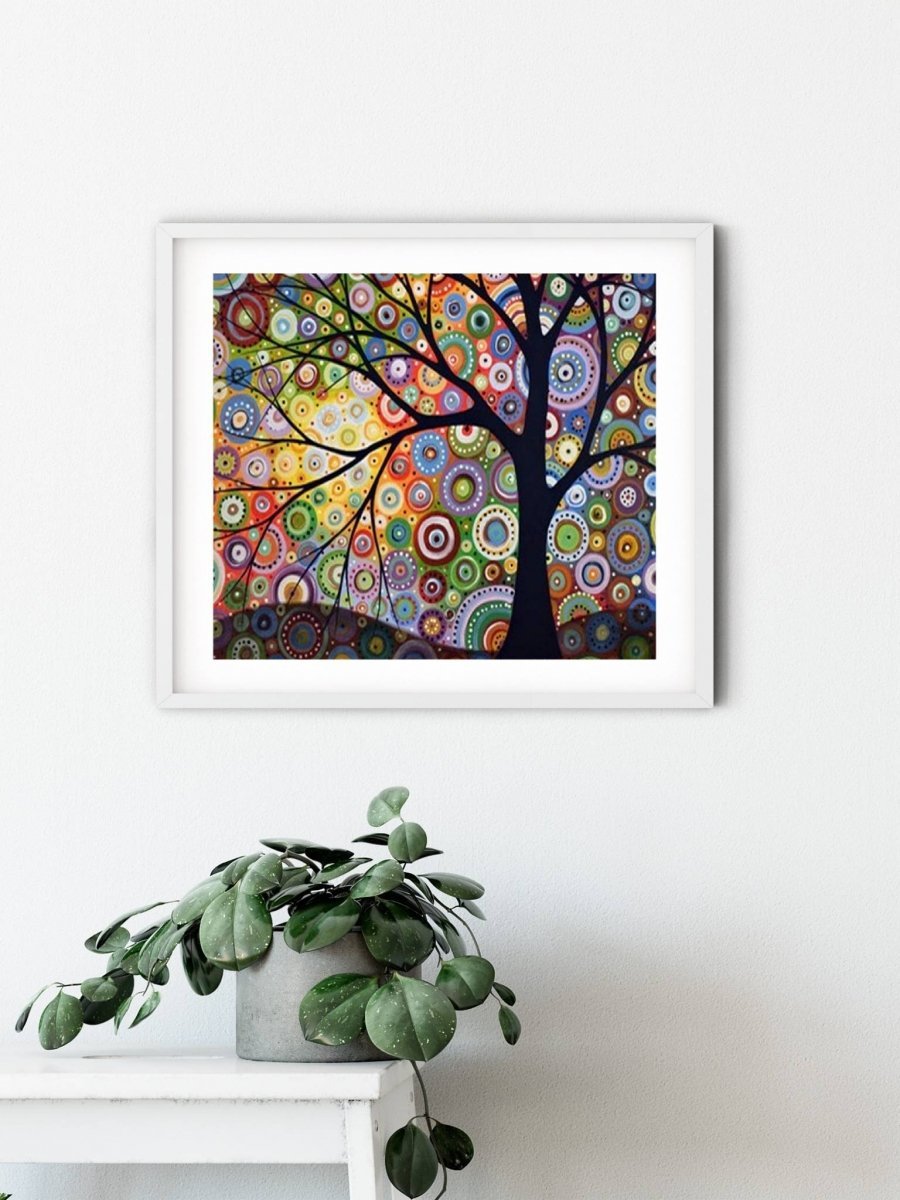 Haft Diamentowy Drzewo Tysiąca Kolorów 45x55 cm
