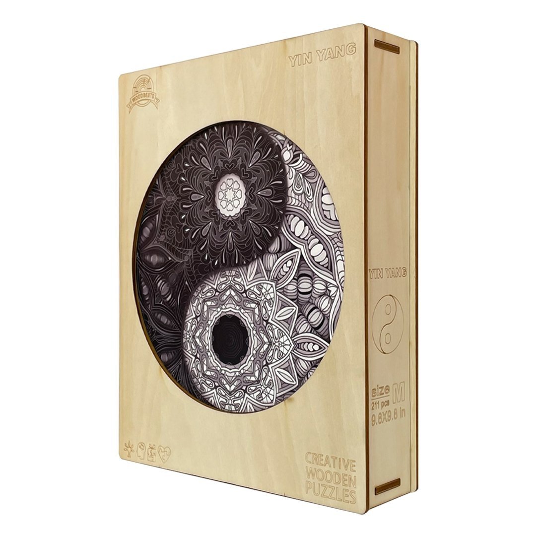 Puzzle Drewniane YIN YANG S