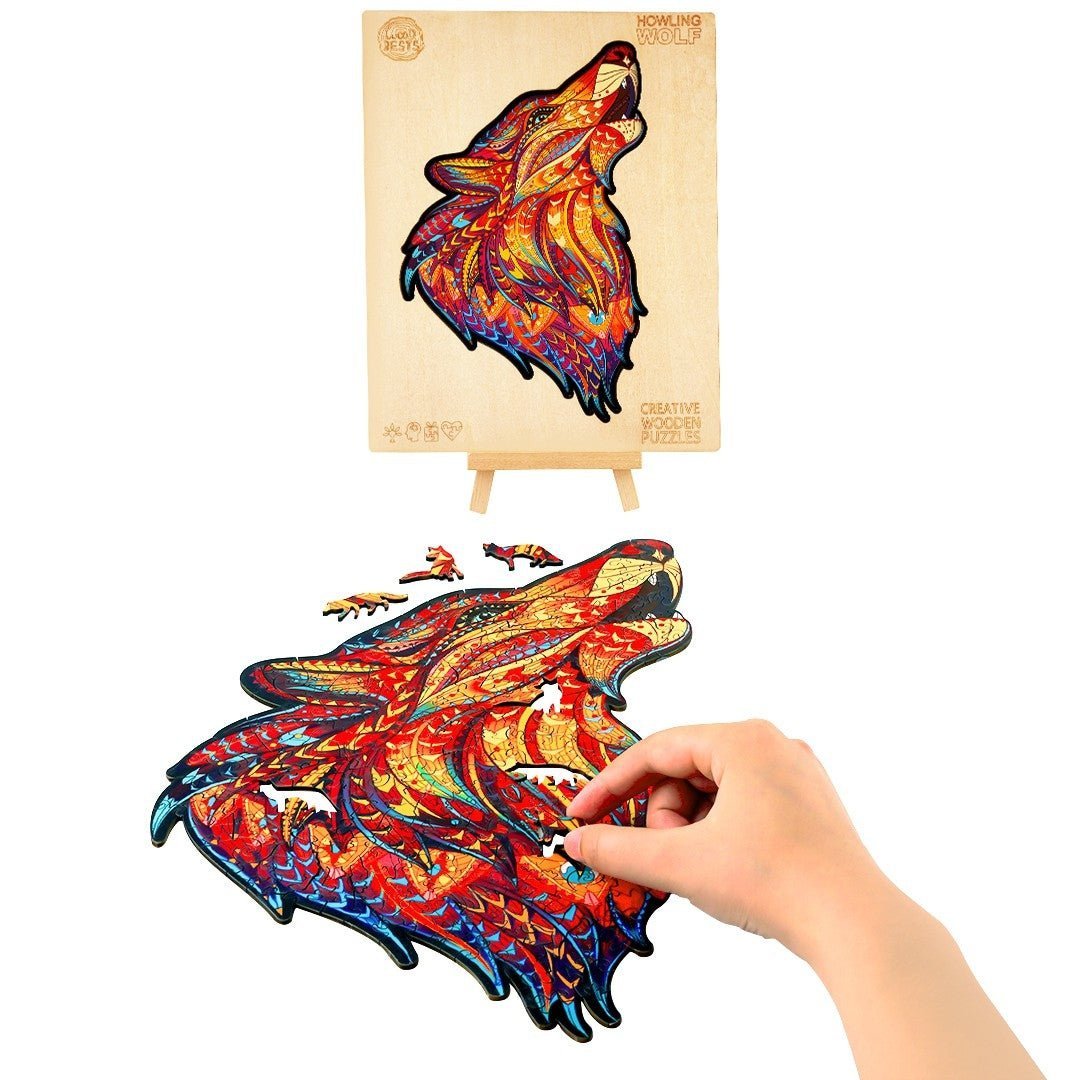 Puzzle Drewniane Zew Wilka M