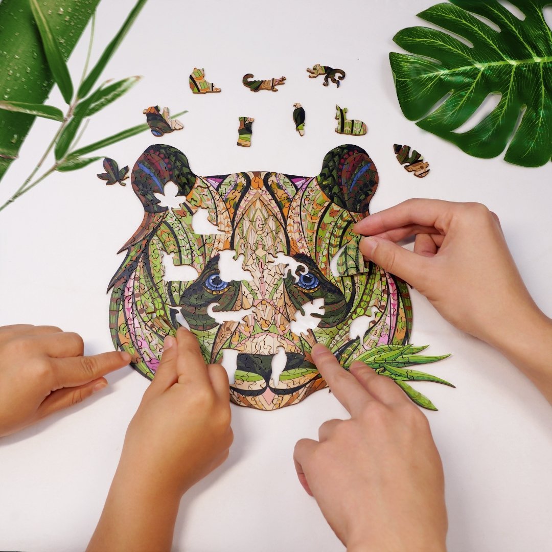 Puzzle Drewniane SŁODKA PANDA M