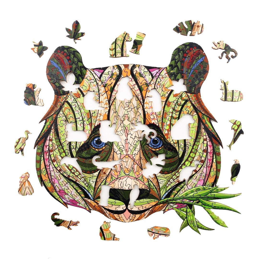 Puzzle Drewniane SŁODKA PANDA XL