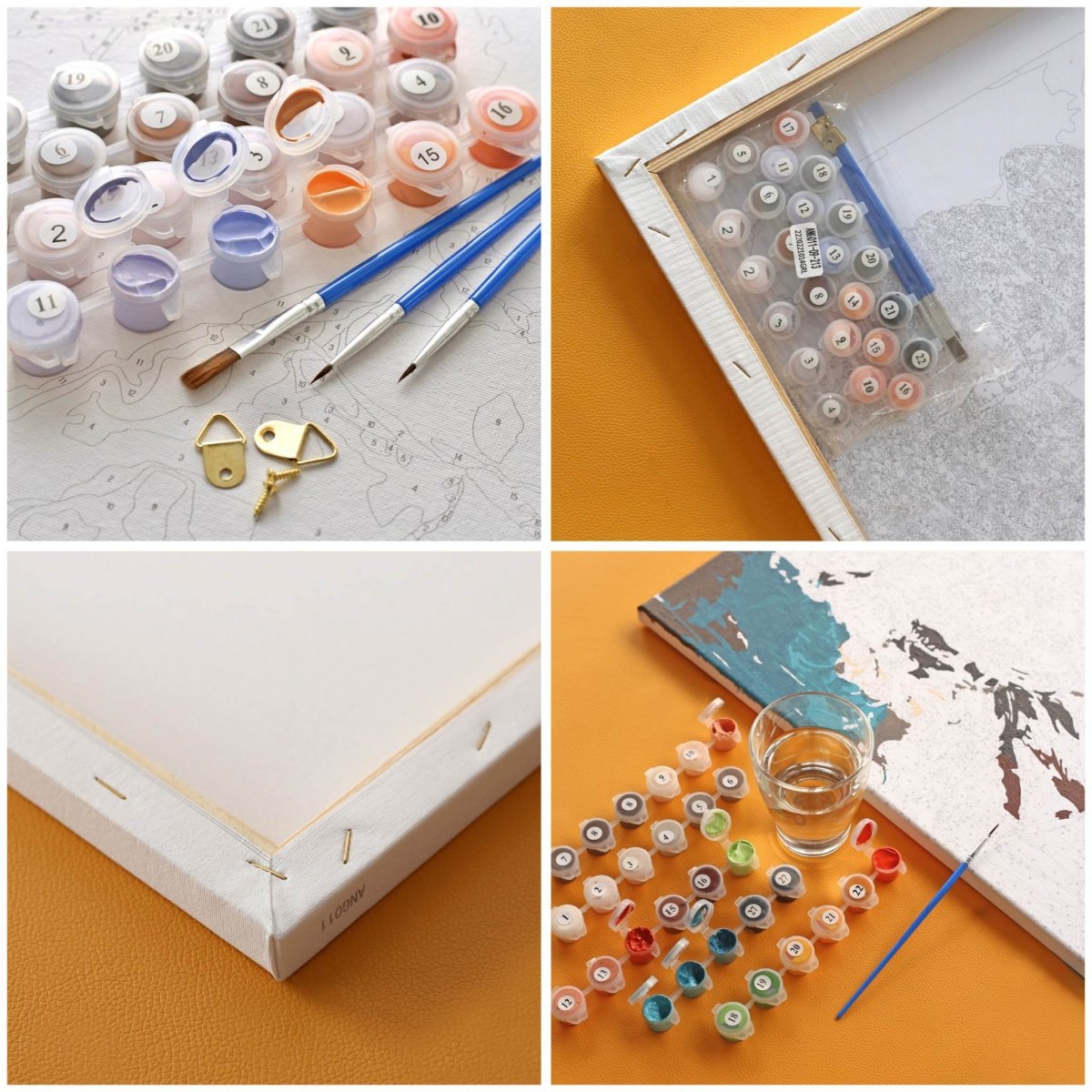 Malowanie Po Numerach Zestaw Kobieta i Morze 40x50