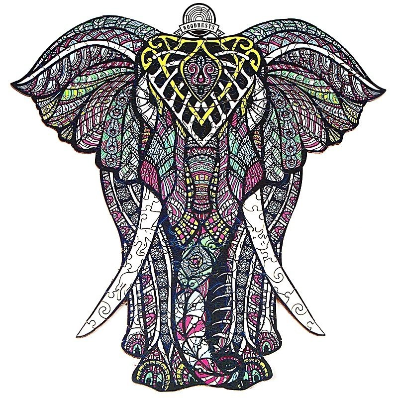 Puzzle Drewniane Antyczny Mamut S
