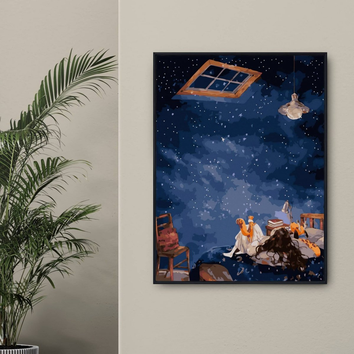 Malowanie Po Numerach Zestaw Kolorowych Snów 40x50