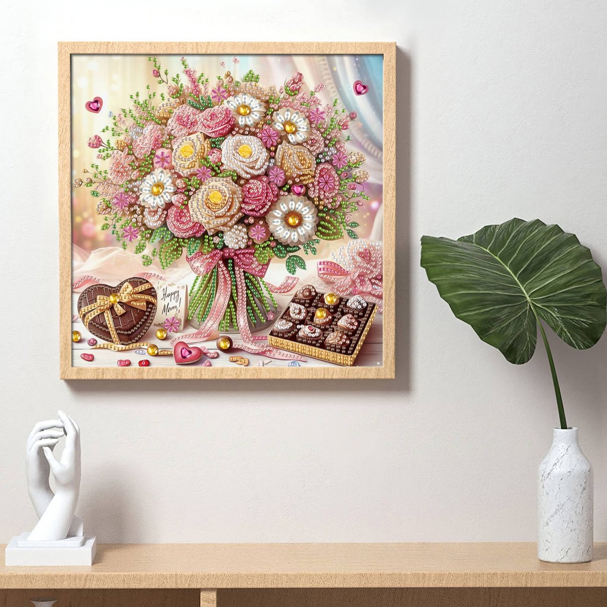 Haft Diamentowy Słodki Podarek 30x30 cm