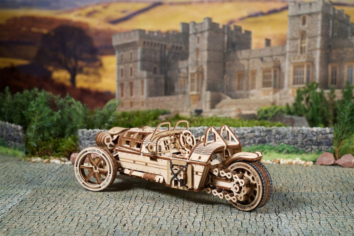 Puzzle 3D Drewniane Trójkołowiec UGR-S uGEARS
