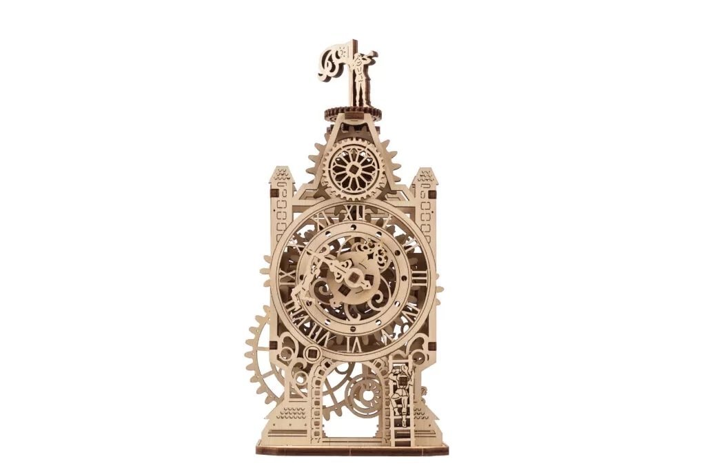 Puzzle 3D Drewniane Stara Wieża Zegarowa uGEARS
