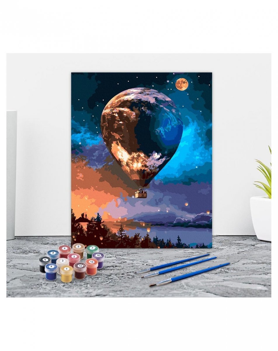 Malowanie Po Numerach Zestaw Gwiezdna Kula 40x50
