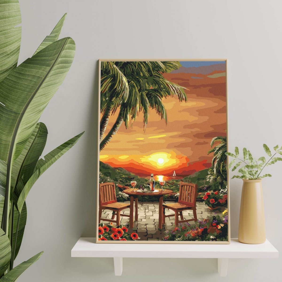 Malowanie Po Numerach Zestaw Kolacja dla Dwóch 40x50