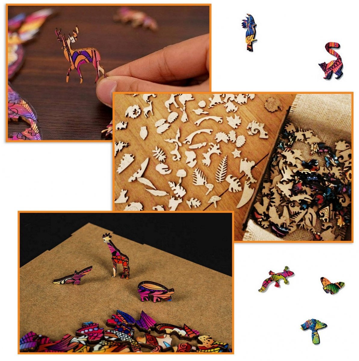 Puzzle Drewniane Słodki Jamnik S