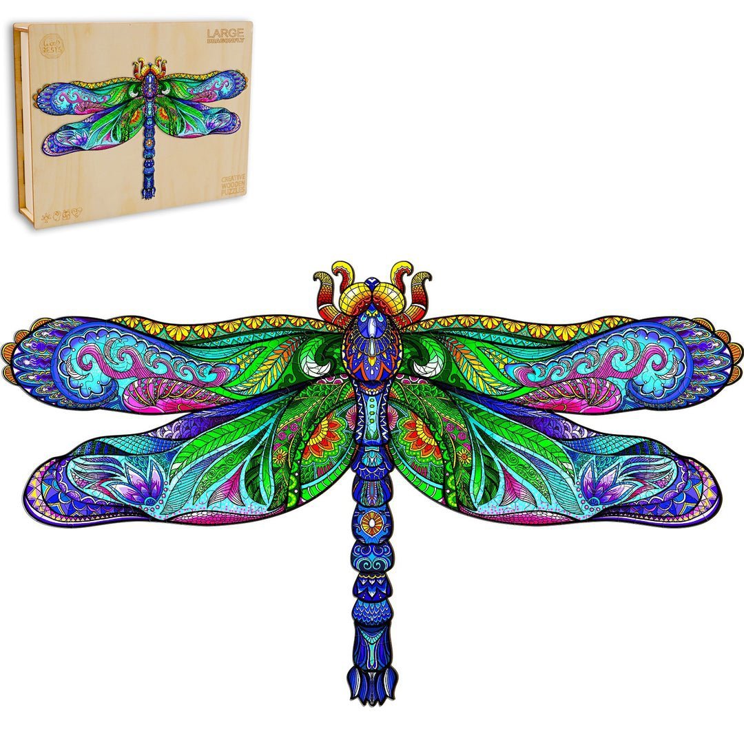 Puzzle Drewniane Królewska Ważka L