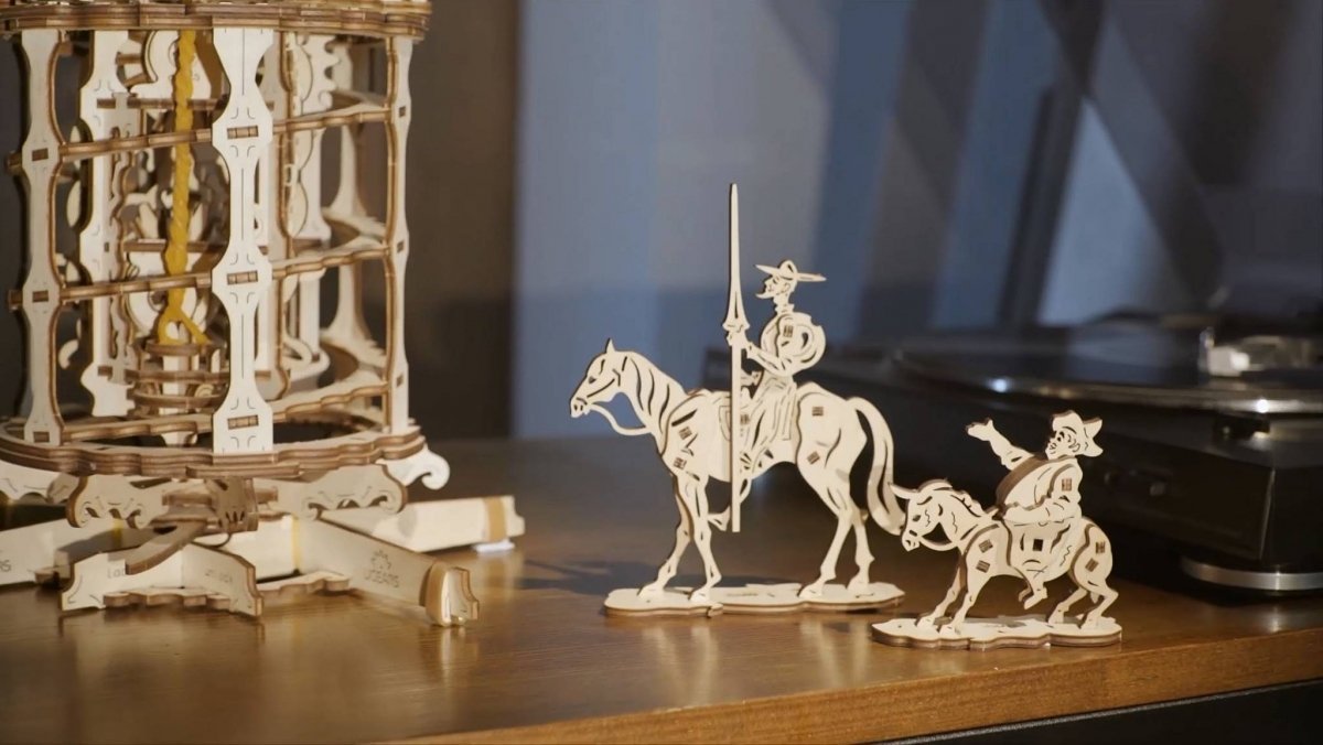 Puzzle 3D Drewniane Wieża-Młyn Wiatrakowy uGEARS