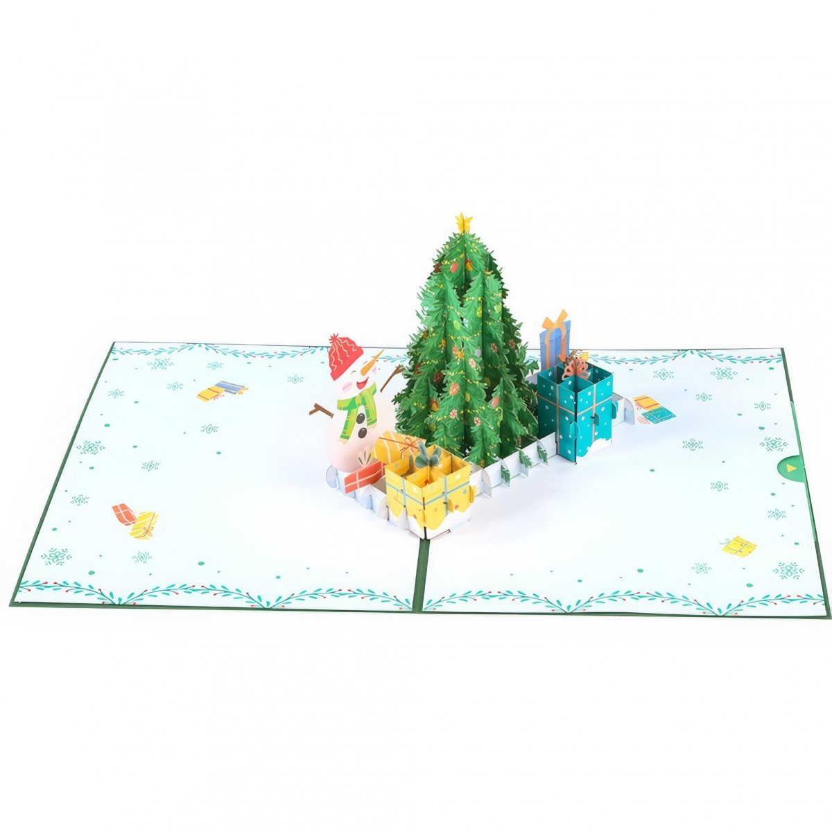 Kartka Pocztowa Okolicznościowa 3D Pop-up Boże Narodzenie - Świąteczne Drzewko