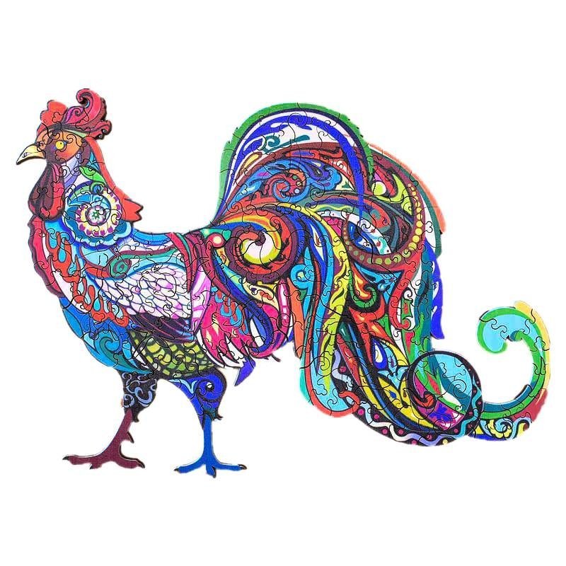 Puzzle Drewniane Bajkowy Kogut A4