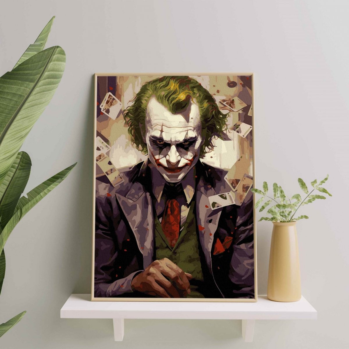 Malowanie Po Numerach Zestaw Joker i Karty 40x50