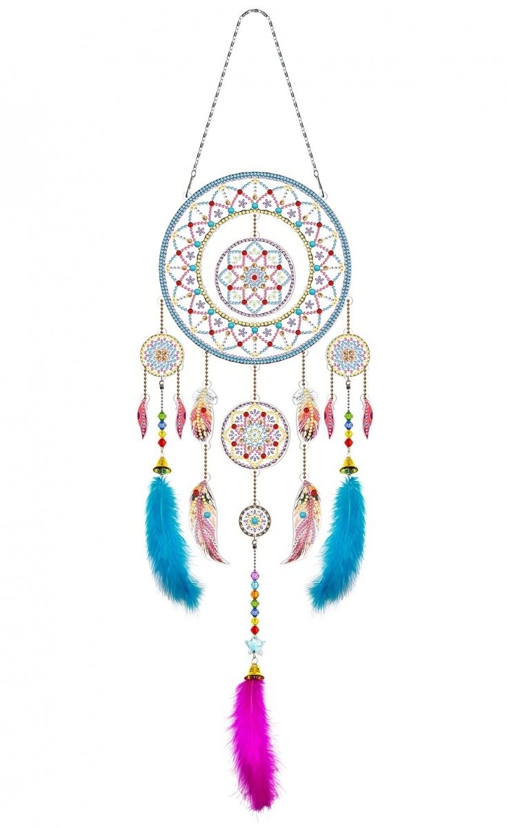 Haft Diamentowy Łapacz Snów - Mandala Harmonii