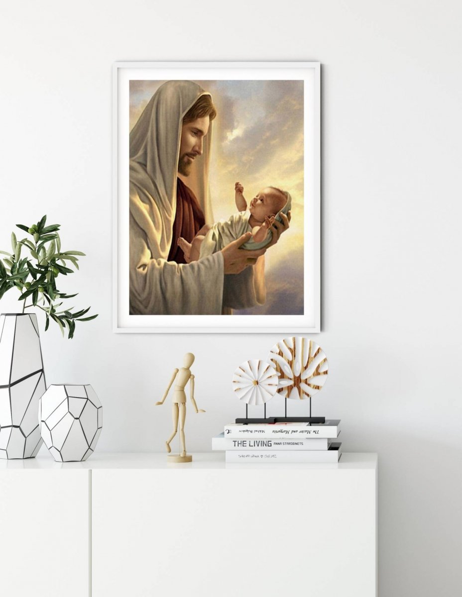 Haft Diamentowy Jezus z Dzieciątkiem 45x55 K