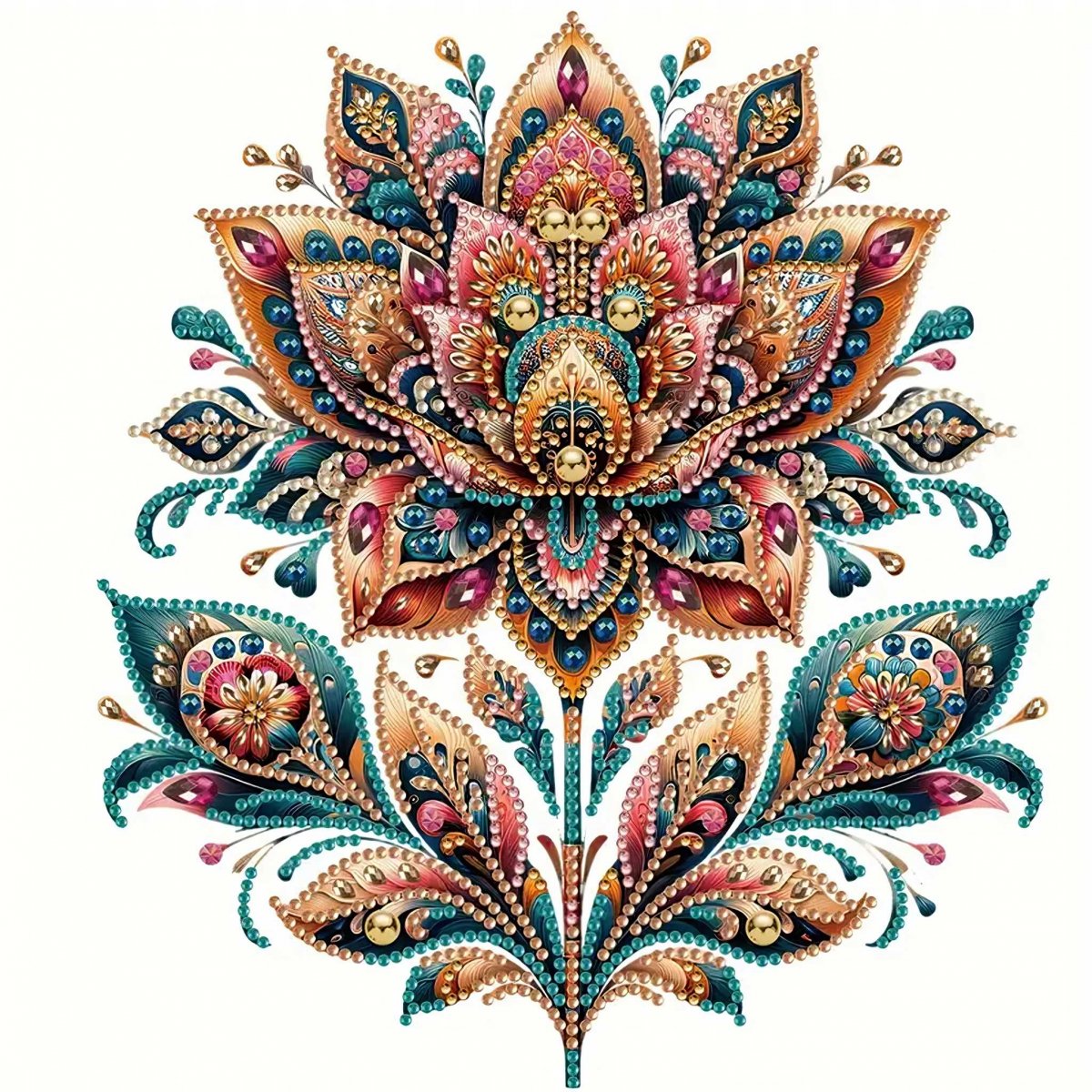 Haft Diamentowy Diamentowy Lotos 30x30 cm
