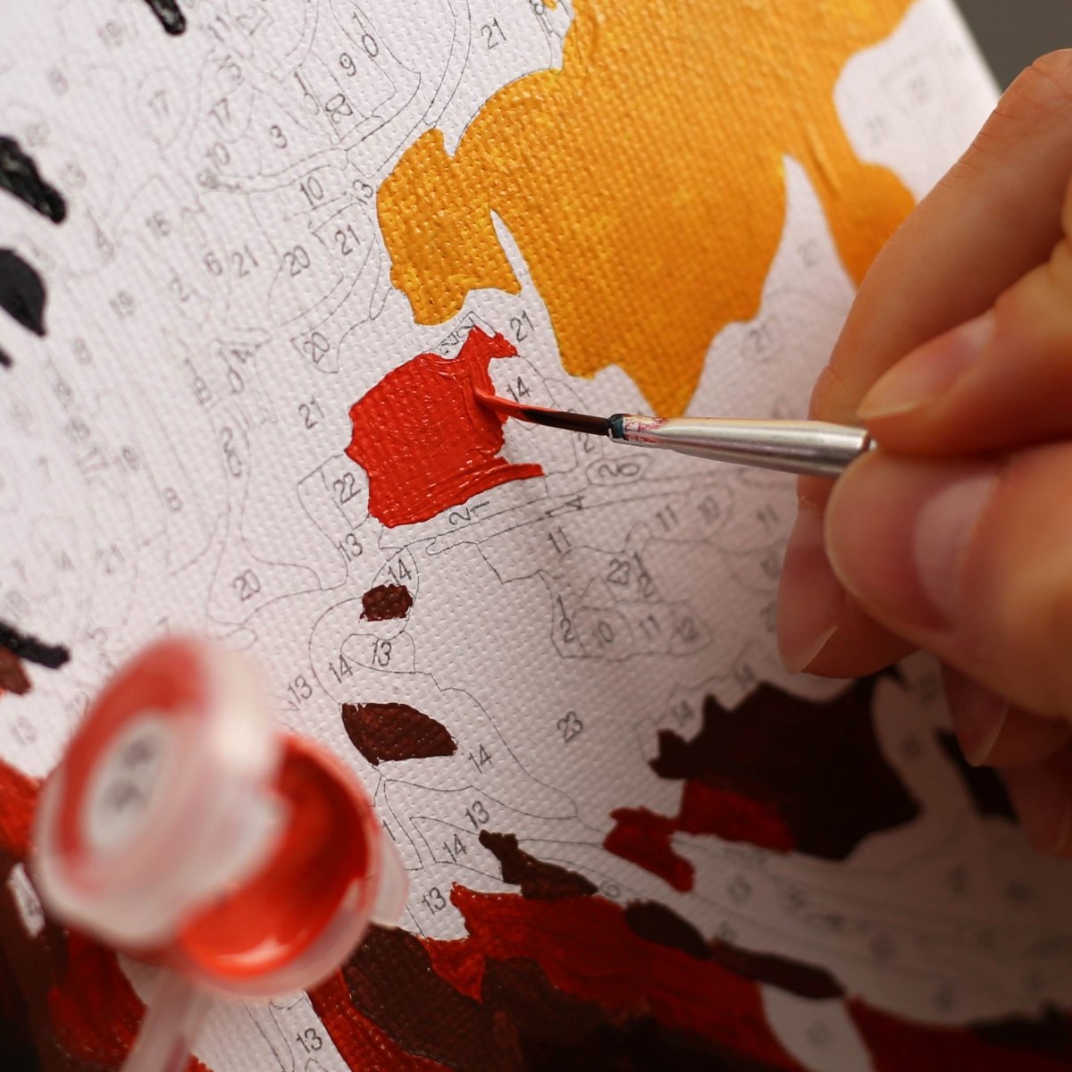 Malowanie Po Numerach Zestaw Życie w Górach 40x50