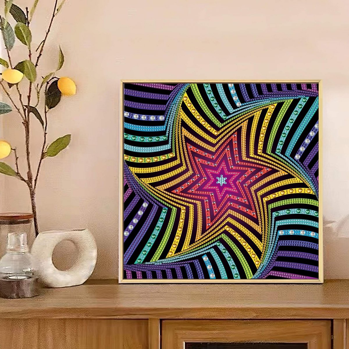 Haft Diamentowy Diamentowa Iluzja 30x30 cm