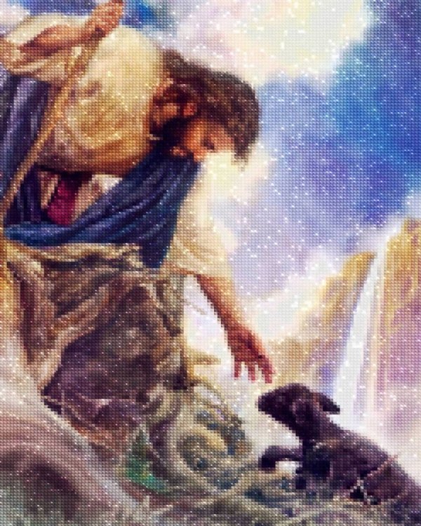 haft diamentowy jezus