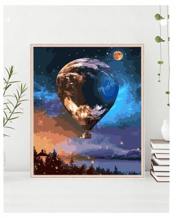 Malowanie Po Numerach Zestaw Gwiezdna Kula 40x50