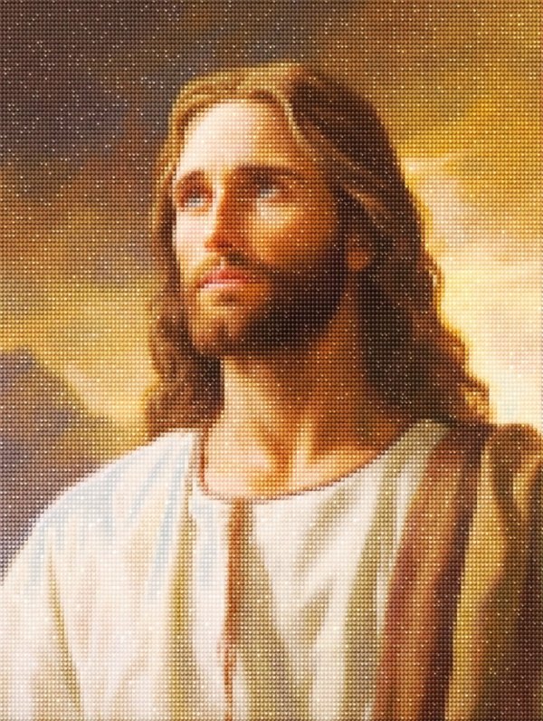 Haft Diamentowy Jezus z Nazaretu 45x55 cm