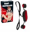 Hand - Halsfesseln zestaw BDSM obroża,smycz,mankiety