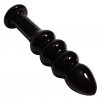 Glass Romance black szklana wtyczka analna