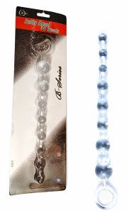 Koraliki analne Jelly Anal 10 Beads Clear bacik analny