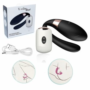 Ekskluzywny stymulator-masażer V-Vibe black 7 programów
