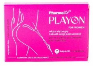 PlayOn For Women tabletki poprawiające komfort życia seksualnego 2szt