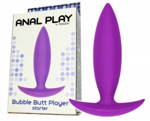Bubble Butt Player Purple Small wtyczka analna 100%silikon