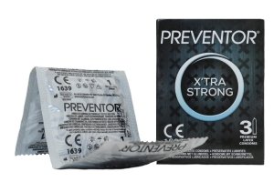 Prezerwatywy Preventor X-tra Strong specjalne do seksu analnego 3szt