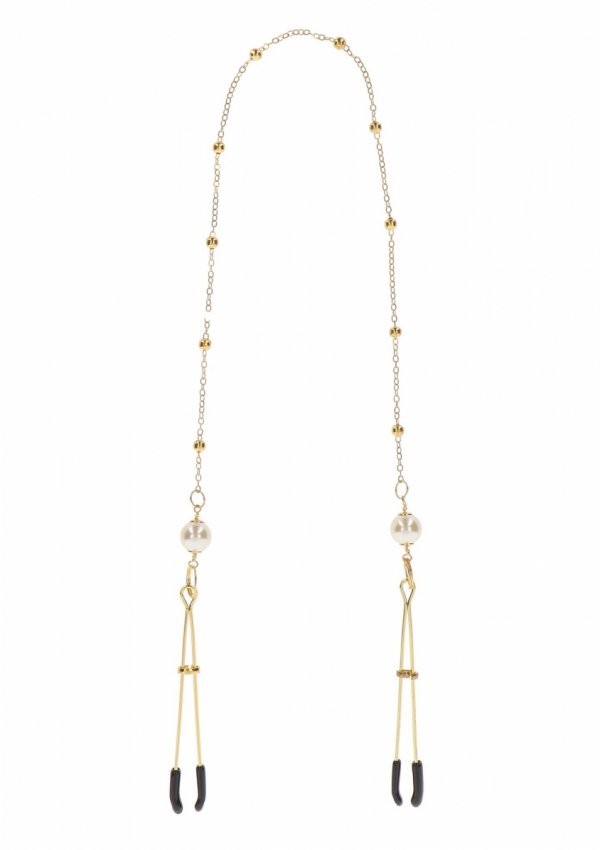 Taboom Tweeezers Pearl Nipple - złote szczypce 