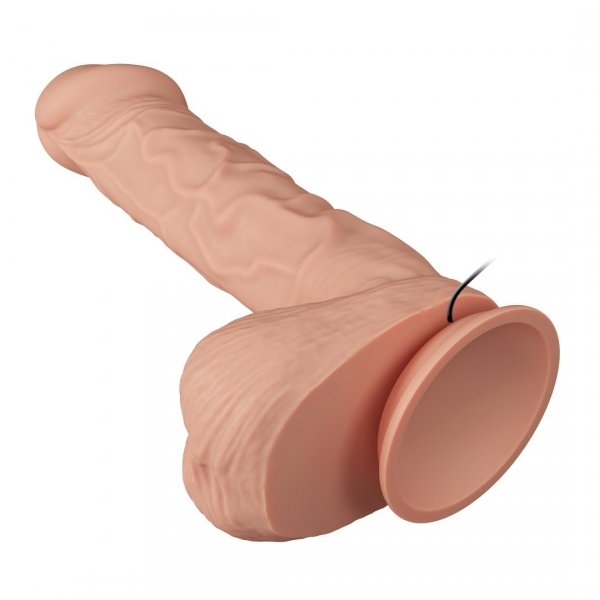 Beautiful Berqrisi Dildo z wibratorem - realistyczny penis na przyssawkę