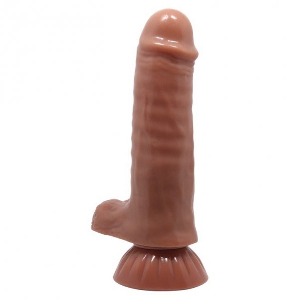 Beautiful Baron bardzo realistyczny latynoski penis na przyssawkę z jajami