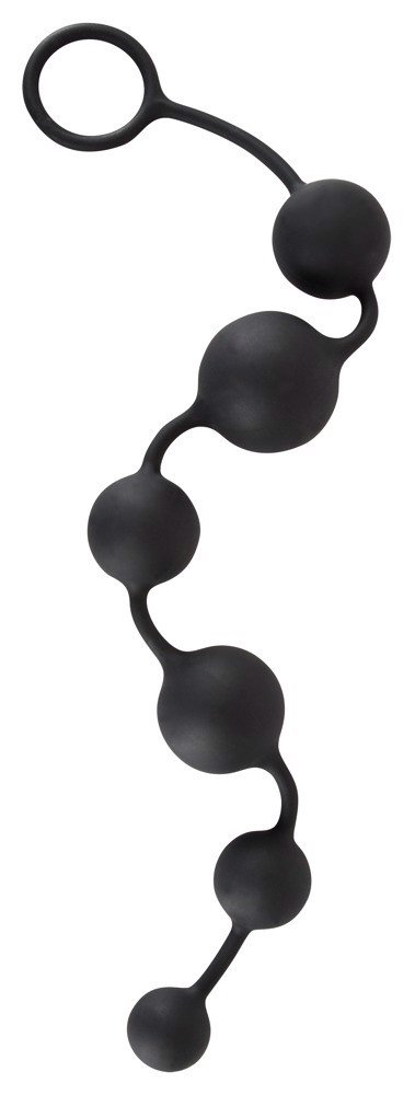 Anal Beads Silicone Black Velvets