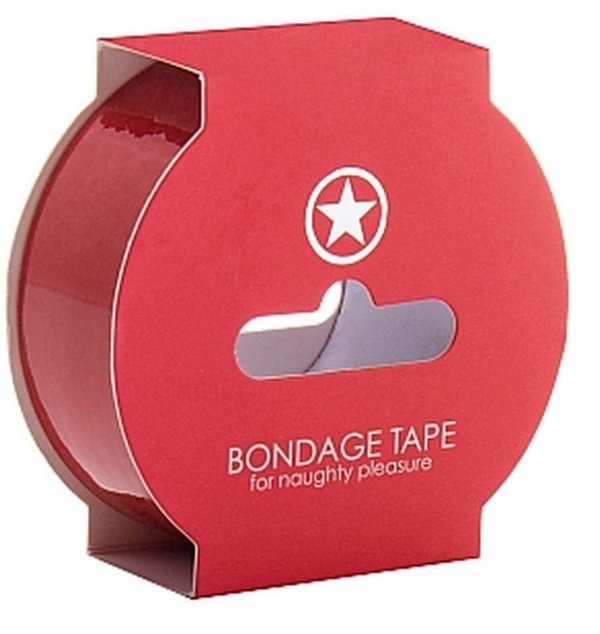 Taśma do krępowania Bondage Tape Ouch czerwona