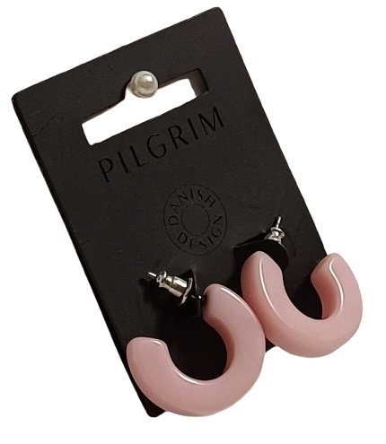 Kolczyki semi-circle earrings - PILGRIM