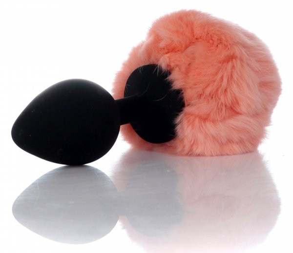 Wtyczka-analna-z-króliczym-ogonem-Silicone-Anal-Plug-with-Bunny-Tail
