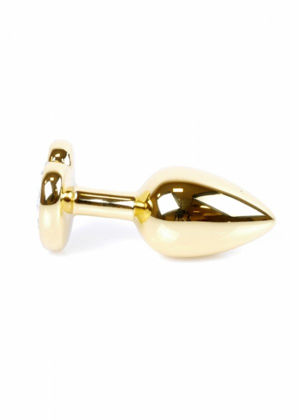 Metal-Gold-wtyczka-analna-z-czerwonym-kryształkiem-serce