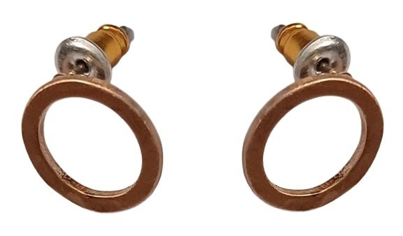 Kolczyki-LIV-earrings-rosegold-PILGRIM