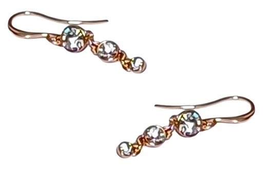 Kolczyki Hanging Eyes Crystal - PILGRIM