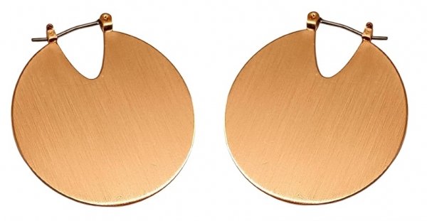 Kolczyki-Gold-Disc-w-złotym-kolorze-PILGRIM
