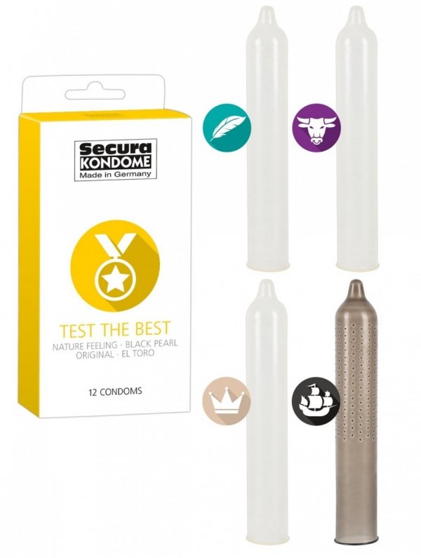 Niemieckie prezerwatywy SECURA Test the Best