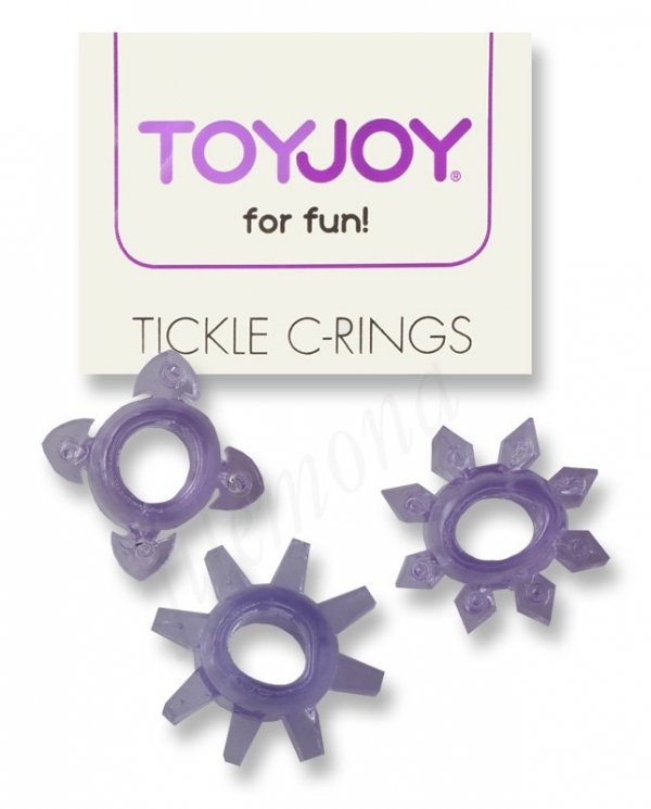 Ringi erekcyjne Tickle C-Rings 3x