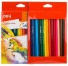 Kredki ołówkowe trójkątne 18-kol. Colorun, Deli