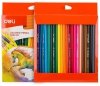 Kredki ołówkowe trójkątne 24-kol. Colorun, Deli