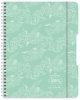 Brulion na spirali  B5 80k. Eco PP mix colors, Herlitz